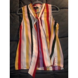 Rachel Rachel Roy label Colorful striped top